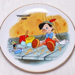 ✨VINTAGE✨ 80s Collectible Pinocchio Decor Plate